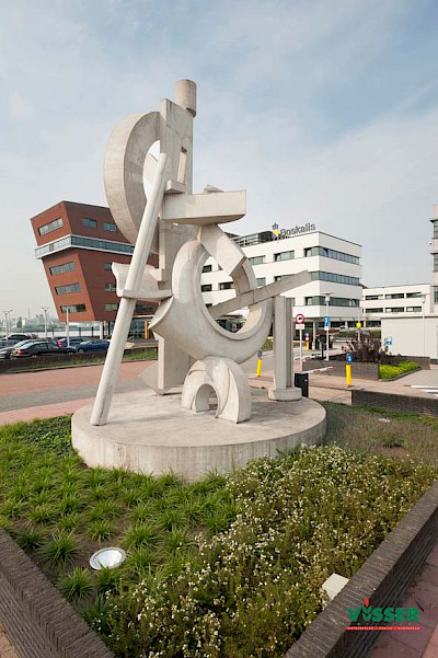 Fraai dakterras op World Port Center in Rotterdam